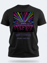 Personalised Replay Big Weekender Tee — black tee, front view