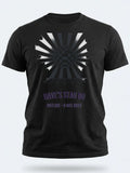 Personalised Replay Big Weekender Tee — black tee, front view