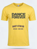 Personalised Replay Big Weekender Tee — daisy yellow tee, front view