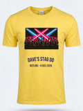 Personalised Replay Big Weekender Tee — daisy yellow tee, front view
