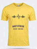 Personalised Replay Big Weekender Tee — daisy yellow tee, front view