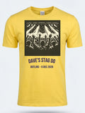 Personalised Replay Big Weekender Tee — daisy yellow tee, front view