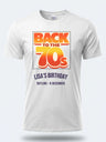 Personalised We Love the 70s Big Weekender Tee – Back to the 70s