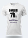Personalised We Love the 70s Big Weekender Tee – Born in the 70s