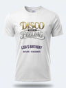Personalised We Love the 70s Big Weekender Tee – Disco was a feeling