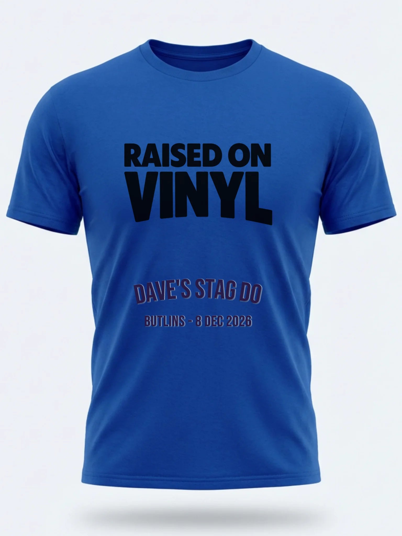 Gildan 64000 Mockup royal blue front