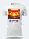 Personalised We Love the 70s Big Weekender Tee – 70s Sunset