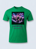 Personalised Back to 2000s Big Weekender Tee — irish green tee, front view