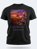 Personalised Back to 2000s Big Weekender Tee — black tee, front view
