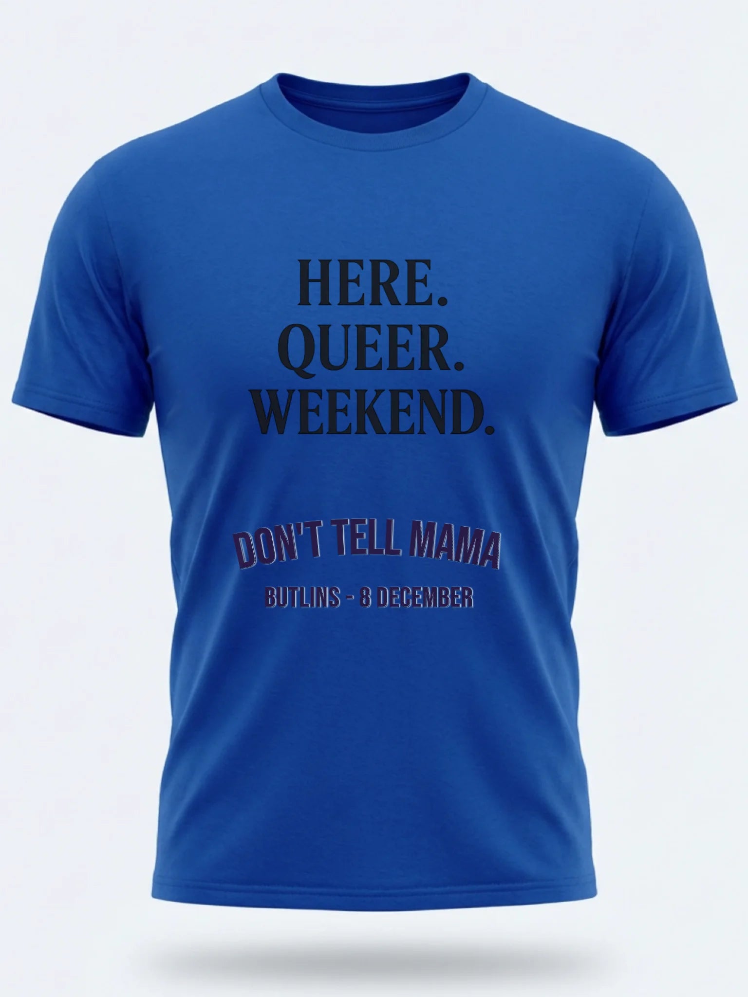 Gildan 64000 Mockup royal blue front