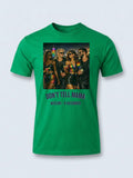 Personalised Don't Tell Mama Big Weekender Tee — irish green tee, front view