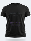 Personalised We Love Ibiza Big Weekender Tee — black tee, front view