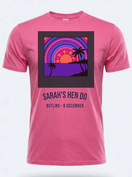 Gildan 64000 Mockup pink front