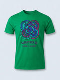 Personalised We Love Ibiza Big Weekender Tee — irish green tee, front view