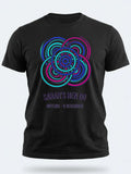 Personalised We Love Ibiza Big Weekender Tee — black tee, front view