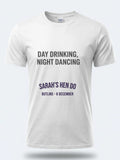 Personalised We Love Ibiza Big Weekender Tee — white tee, front view