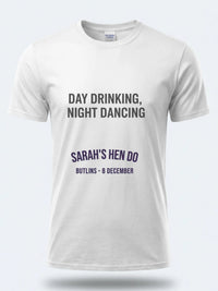 Personalised We Love Ibiza Big Weekender Tee — white tee, front view