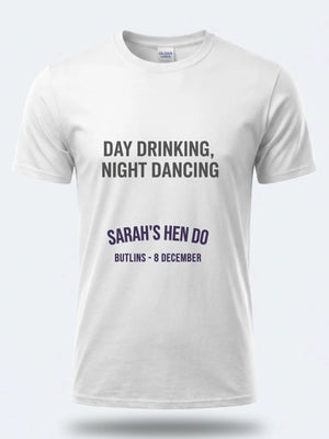 Personalised We Love Ibiza Big Weekender Tee – Day Drinking Night Dancing