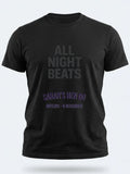 Personalised We Love Ibiza Big Weekender Tee — black tee, front view