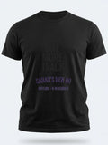 Personalised Bugged Out Big Weekender Tee — black tee, front view