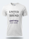 Personalised Bugged Out Big Weekender Tee — white tee, front view