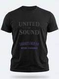 Personalised Bugged Out Big Weekender Tee — black tee, front view