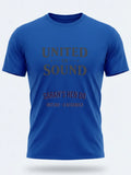 Personalised Bugged Out Big Weekender Tee — royal blue tee, front view