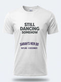 Personalised Bugged Out Big Weekender Tee — white tee, front view
