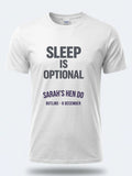 Personalised Bugged Out Big Weekender Tee — white tee, front view