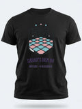 Personalised Bugged Out Big Weekender Tee — black tee, front view