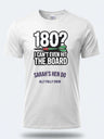 Personalised Darts Weekender Tee – 180 I can't even hit the board