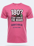 Personalised Darts Weekender Tee | 180 I can't even hit the board | Shirt Dress Loud