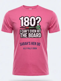 Personalised Darts Weekender Tee | 180 I can't even hit the board | Shirt Dress Loud