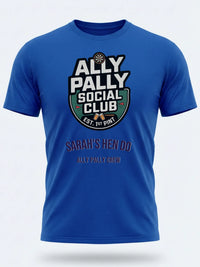 Personalised Darts Weekender Tee | Ally Pally Social Club | Shirt Dress Loud