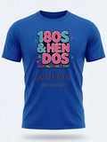 Personalised Darts Weekender Tee | Ally Pally 180s and Hen Dos | Shirt Dress Loud