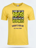 Personalised Darts Weekender Tee | I came for the 180s Stayed for the 10 Pints | Shirt Dress Loud