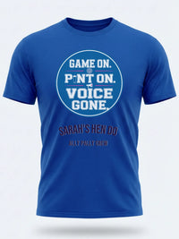 Personalised Darts Weekender Tee | Game on Pint On | Shirt Dress Loud