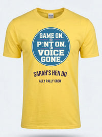 Personalised Darts Weekender Tee | Game on Pint On | Shirt Dress Loud