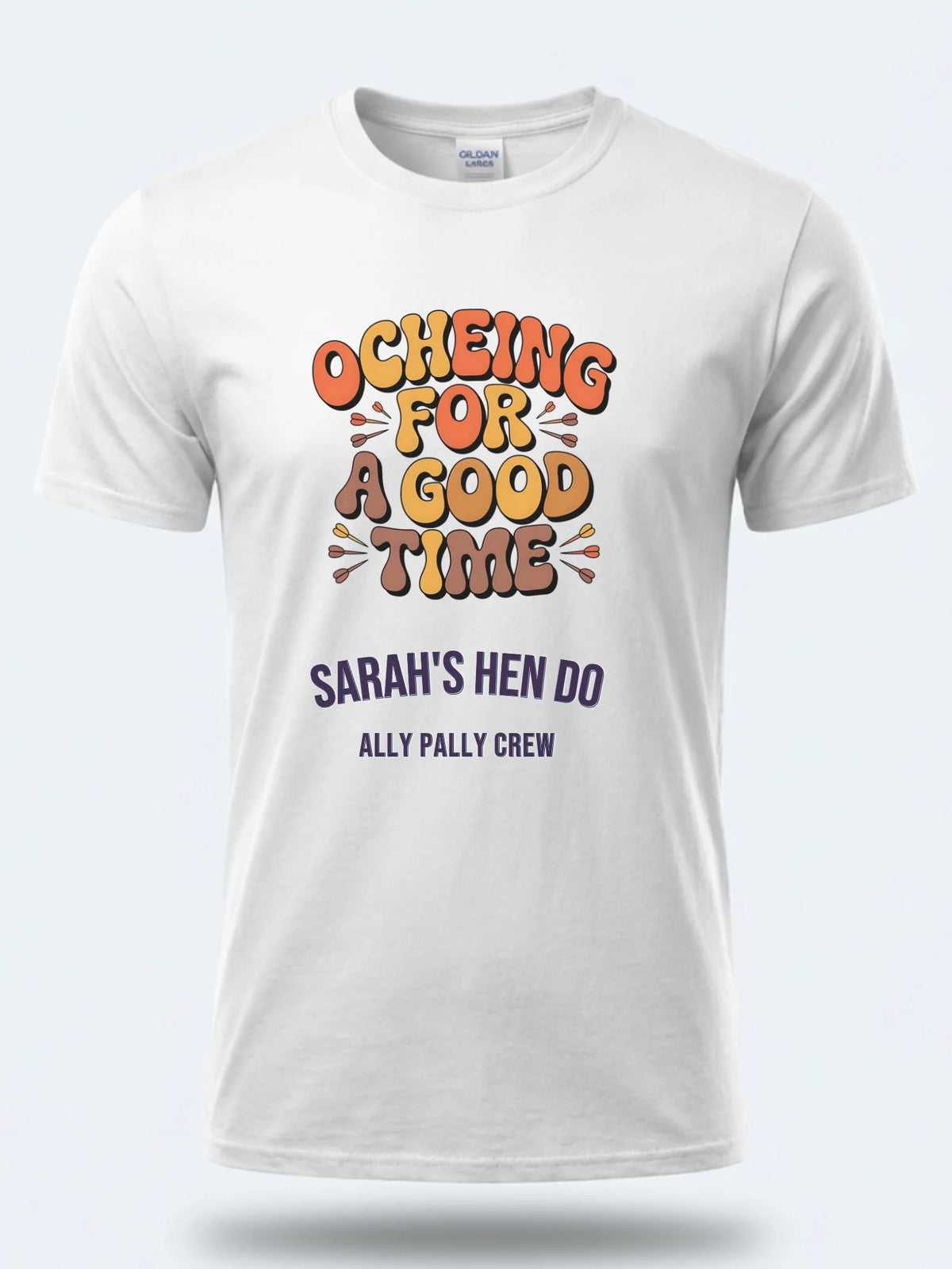 Personalised Darts Weekender Tee | Ocheing for a good time | Shirt Dress Loud