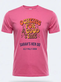 Personalised Darts Weekender Tee | Ocheing for a good time | Shirt Dress Loud