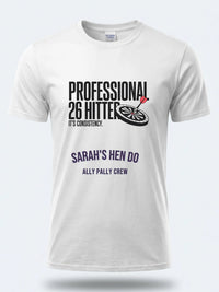 Personalised Darts Weekender Tee | Professional 26 Hitter | Shirt Dress Loud