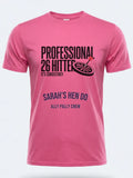 Personalised Darts Weekender Tee | Professional 26 Hitter | Shirt Dress Loud