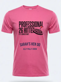 Personalised Darts Weekender Tee | Professional 26 Hitter | Shirt Dress Loud