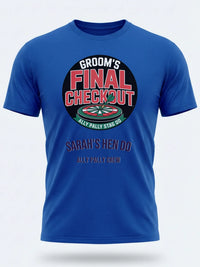 Personalised Darts Weekender Tee | Ally Pally Grooms final checkout | Shirt Dress Loud