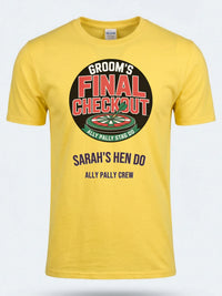 Personalised Darts Weekender Tee | Ally Pally Grooms final checkout | Shirt Dress Loud