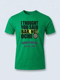 Personalised Darts Weekender Tee | I thought you said bar | Shirt Dress Loud