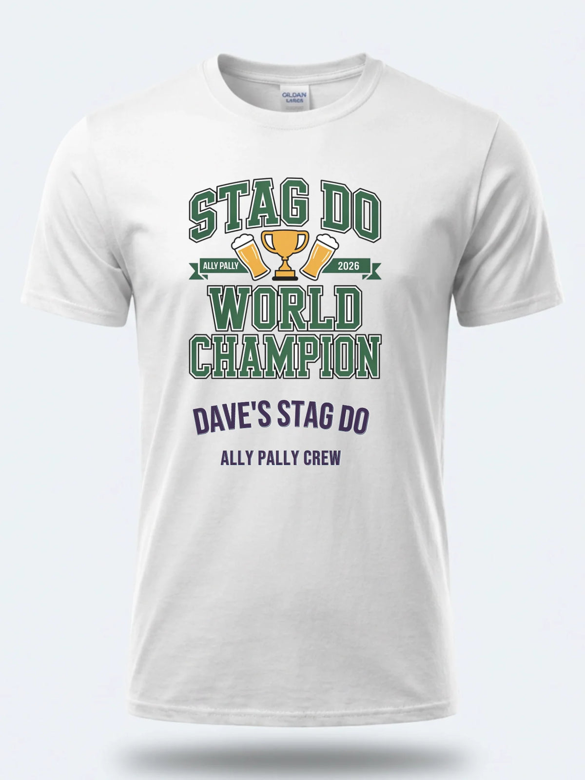 Personalised Darts Weekender Tee | Ally Pally Stag Do World Champion | Shirt Dress Loud