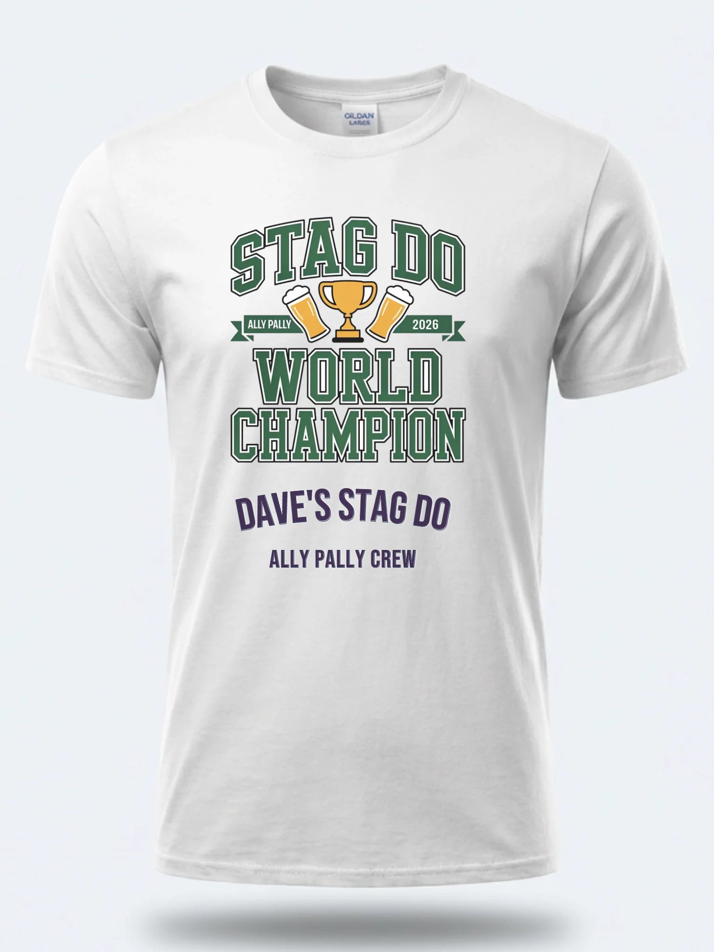 Gildan 64000 Mockup White front