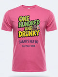 Personalised Darts Weekender Tee | One Hundred and Drunky | Shirt Dress Loud
