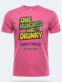 Personalised Darts Weekender Tee | One Hundred and Drunky | Shirt Dress Loud